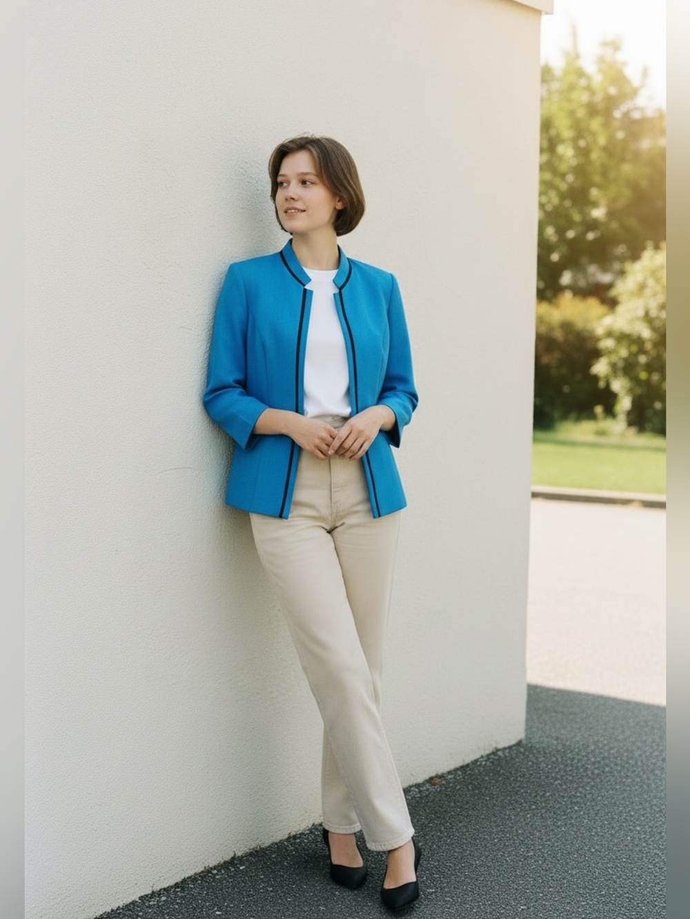 R&K Originals Vintage Classic Blue Women’s Blazer